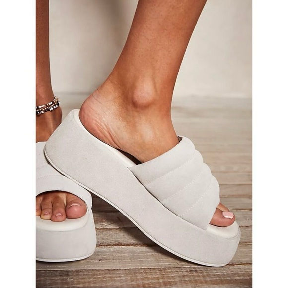 free people almost paradise platform sandals 36.5 nov sale - Picture 5 of 12